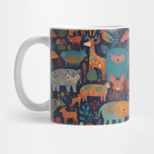 Whimsical Wildlife Medley Mug